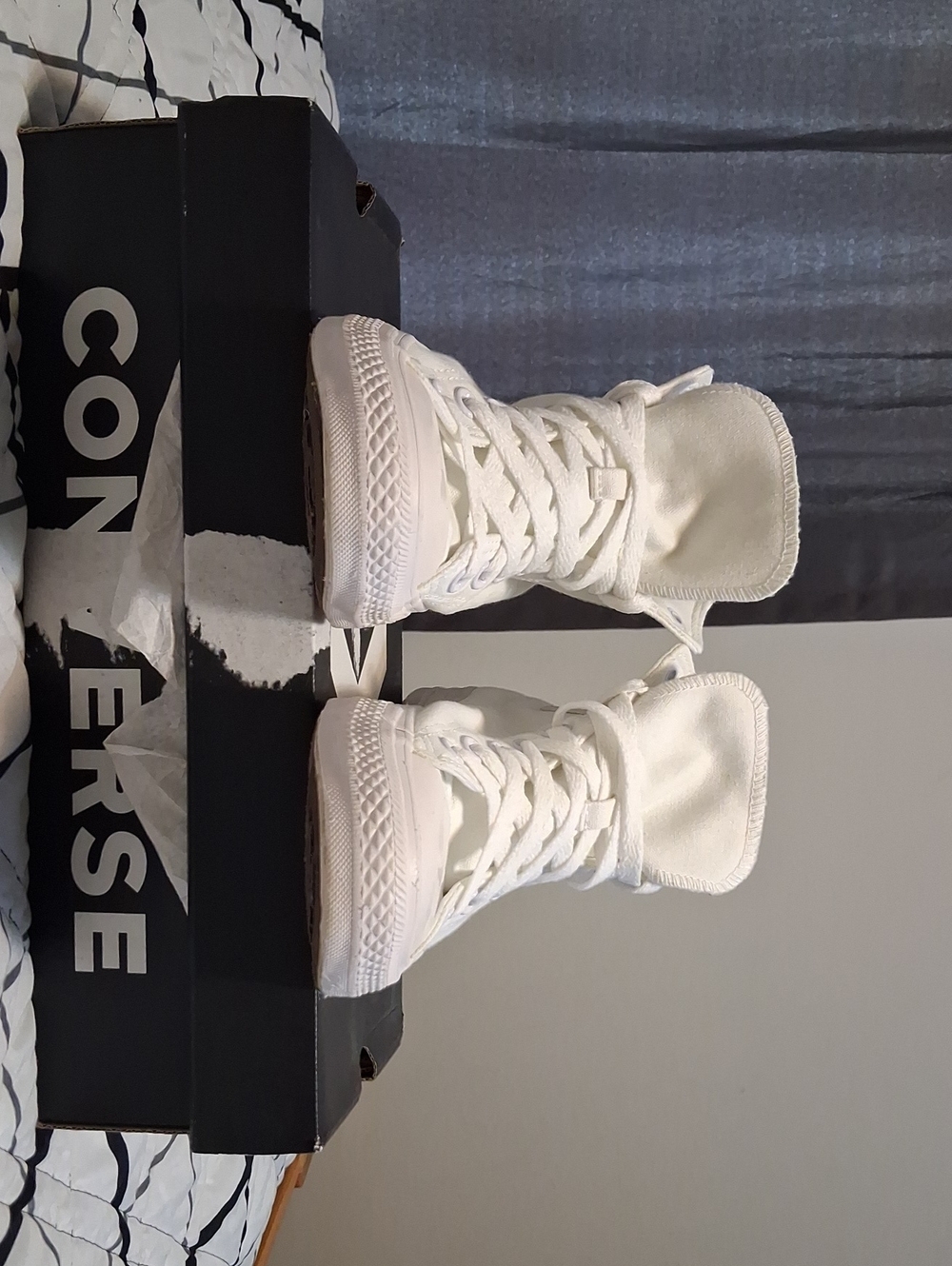 Converse Kids White High Top Sneakers